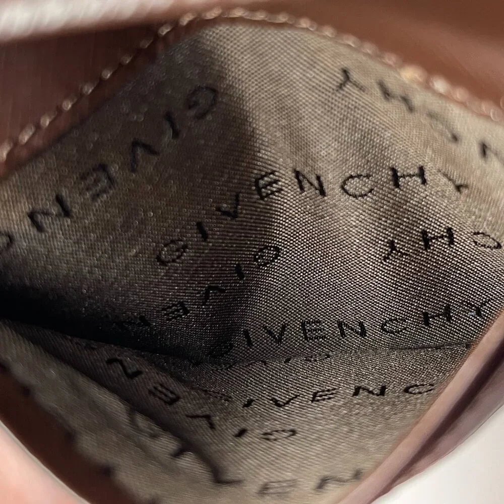Givenchy Brown Leather Bifold Wallet with ID Pocket - Preowned